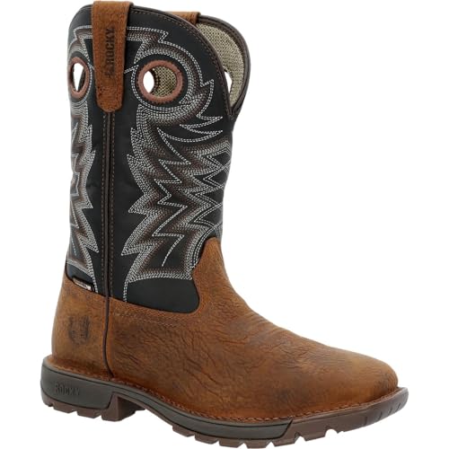 ROCKY Legacy 32 Stahlkappe Wasserdichter Westernstiefel, kaffeebraun, 13 Wide von ROCKY