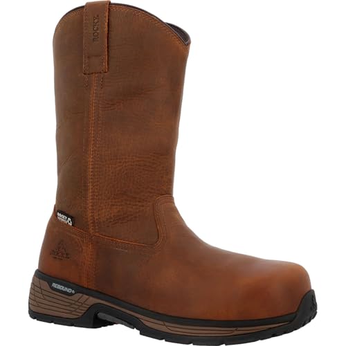ROCKY Treadflex Arbeitsstiefel, 27,9 cm, Verbundkappe, Braun, 14 Wide von ROCKY