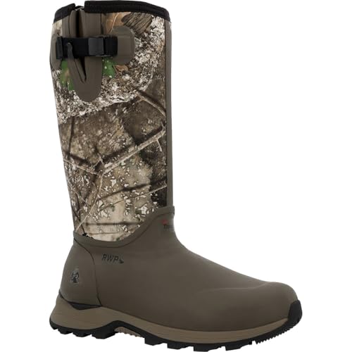 ROCKY Trophy Series 1000G Isolierter Schlupfstiefel, Realtree Apx, 42 EU von ROCKY