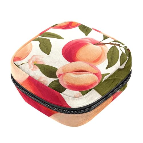 Aufbewahrungstasche für Damenbinden, Peach-536 Tampon-Reißverschlusstasche, Periodenbeutel für Teenager, Mädchen, weibliche Menstruations-Geldbörse von RODAILYCAY