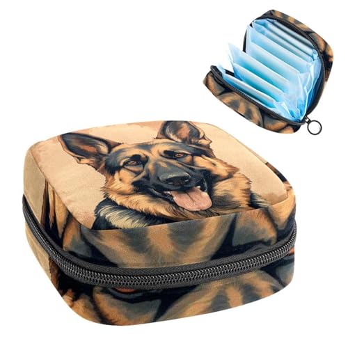 Aufbewahrungstasche für Damenbinden, Sheepdog-504, für die erste Periode, für Mädchen und Frauen, Menstruationstasse, Menstruationstasse, für weibliche Menstruation, Tamponbeutel von RODAILYCAY