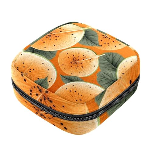 Cantaloupe-332 Damenbinden-Aufbewahrungstasche, für die erste Periode, für Mädchen und Frauen, Menstruationstasse, Menstruationstasse, für weibliche Menstruation, Tamponbeutel von RODAILYCAY