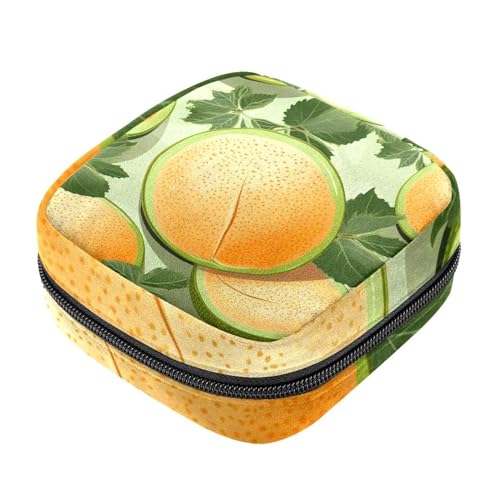 Cantaloupe-387 Damenbinden-Aufbewahrungstasche, für die erste Periode, für Mädchen und Frauen, Menstruationstasse, Menstruationstasse, für weibliche Menstruation, Tamponbeutel von RODAILYCAY