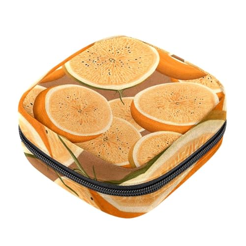 Cantaloupe-389 Damenbinden Aufbewahrungstasche für Damenbinden, große Kapazität, Menstruationsbeutel, Tampon-Sammelhalter, Geldbörse von RODAILYCAY