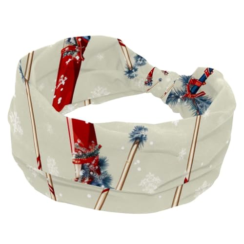 Damen-Stirnbänder, rutschfeste Stirnbänder, Frohe Weihnachten, Workout-Haarbänder, feuchtigkeitsableitendes Sport-Haarband, modische Haarwickel von RODAILYCAY