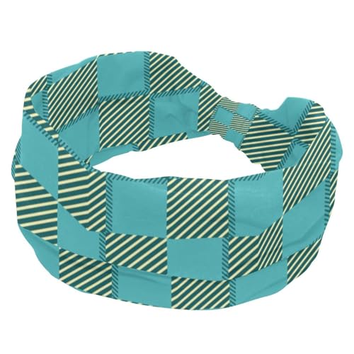 Elastische Stirnbänder für Woemn, Weihnachten Blau Plaid Breites Haarband Rutschfestes Stirnband Schweißband Yoga Stirnband für Workout Sport Gym Laufen Fitness Elastische Stirnbänder für Woemn, Weihnachten Blau Plaid Breites Haarband Rutschfestes Stirnband Schweißband Yoga Stirnband für Workout Sport Gym Laufen Fitness von RODAILYCAY