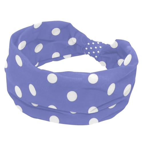 Haarband für Damen, breit, kariert, rutschfest, Turban-Stirnband, elastisch, für Yoga, Schweißsport, Workout, Kopfbedeckung von RODAILYCAY