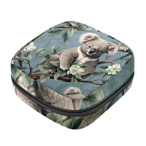Koala-1195 Set für die erste Periode für Mädchen, Tampon-Slipeinlagen, Menstruations-Geldbörse, Stilleinlagen-Halter mit Reißverschluss, hygienischer Serviettenbeutel-Organizer von RODAILYCAY
