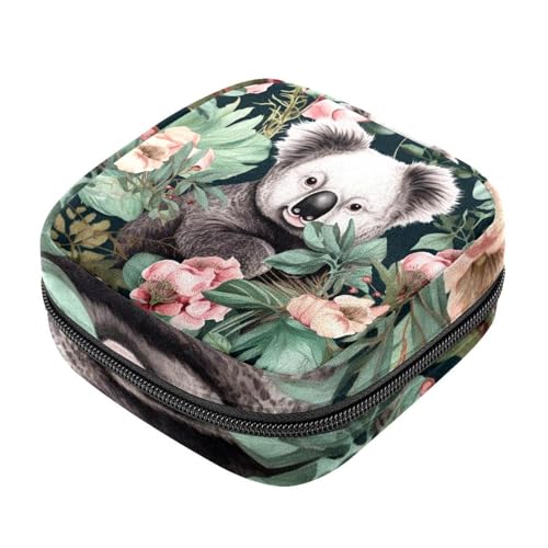 Koala-1260 Aufbewahrungstasche für Damenbinden, tragbare Menstruationstasse, Tasche für die erste Periode, Koala-1260 mit Reißverschluss, gepolsterte Geldbörse von RODAILYCAY