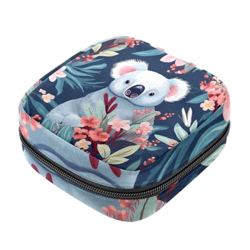 Koala-1291 Damenbinden-Aufbewahrungstaschen, große Kapazität, Menstruationspad-Tasche, Tasche für die Menstruationsperiode, Tampon-Sammeltasche, Geldbörse von RODAILYCAY