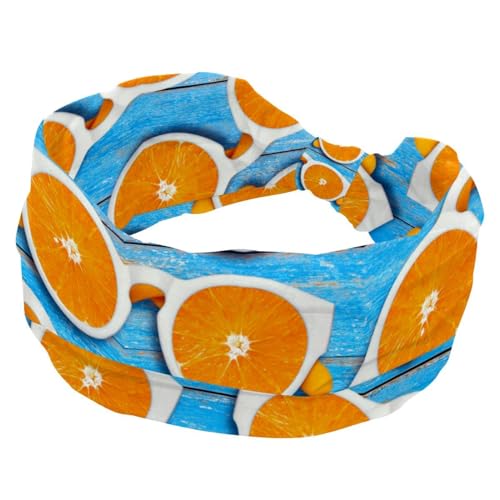 Lemon Glasses Beautiful Summer Wide Headbands for Women Elastic Head Bands Non Slip Hairband Turban Headband for Workout Yoga Sport Running von RODAILYCAY