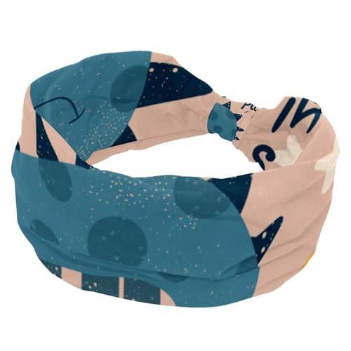 Niedliches Dinosaurier-Stirnband für Frauen, weiche breite Stirnbänder, rutschfeste Workout-Haarbänder für Yoga, Fitness, Reisen, Fitnessstudio, Haar-Zubehör von RODAILYCAY