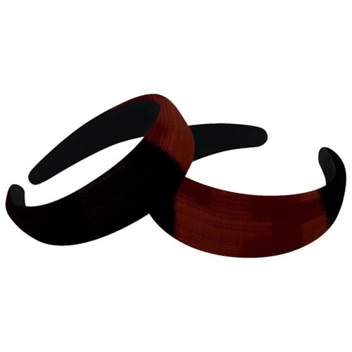 RODAILYCAY 2 Stück karierte Stirnbänder für Damen und Mädchen, rutschfestes Make-up-Stirnband, breite Oberseite, Turban-Haarbänder für die Dusche RODAILYCAY 2 Stück karierte Stirnbänder für Damen und Mädchen, rutschfestes Make-up-Stirnband, breite Oberseite, Turban-Haarbänder für die Dusche von RODAILYCAY