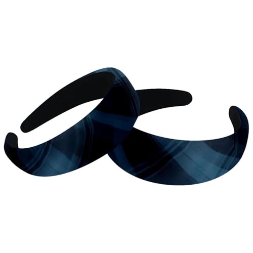 RODAILYCAY Stirnbänder für Damen und Mädchen, kariertes Muster, rutschfestes Make-up-Stirnband, breite Oberseite, Turban-Haarbänder für die Dusche, 2 Stück RODAILYCAY Stirnbänder für Damen und Mädchen, kariertes Muster, rutschfestes Make-up-Stirnband, breite Oberseite, Turban-Haarbänder für die Dusche, 2 Stück von RODAILYCAY