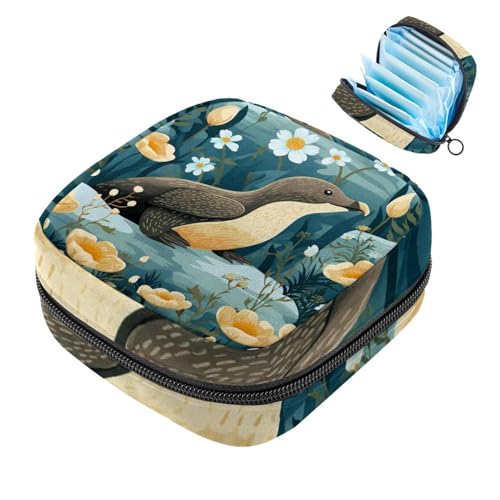 Reißverschluss Damenbinden Tasche Soft Menstruationspad Pouch Platypus-1353 Aufbewahrungstasche für Damenbinden Tamponhalter Pad Geldbörse von RODAILYCAY