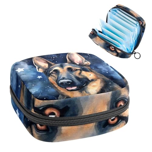 Reißverschluss Damenbinden Tasche Soft Menstruationspad Pouch Sheepdog-474 Aufbewahrungstasche für Damenbinden Tamponhalter Pad Geldbörse von RODAILYCAY