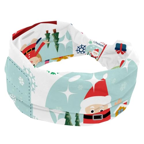 Stirnbänder für Damen, Frohe Weihnachten, Yoga, Workout, elastisches Haarband, weiches Haarband, modisches Turban-Stirnband von RODAILYCAY