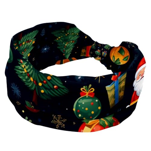 Stirnbänder für Mädchen und Frauen, Frohe Weihnachten, modisches Stirnband, Criss Twisted Haarband, breiter Kopfwickel, Haarschmuck von RODAILYCAY