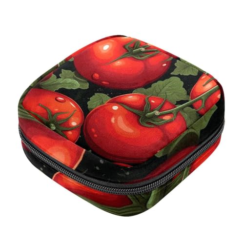 Tomato-425 Set für die erste Periode für Mädchen, Tampon-Slipeinlagen, Menstruations-Geldbörse, Stilleinlagen-Halter mit Reißverschluss, hygienischer Serviettenbeutel-Organizer von RODAILYCAY