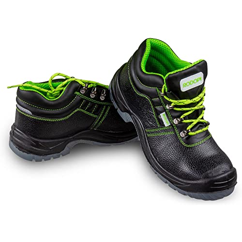 RODOPI Arbeitsschuhe Airgee-Protect für Herren und Damen Gr. 44 Sicherheitsschuhe S3 EN ISO 20345:2011 Zertifiziert Stahlkappenschuhe mit 200 Joule Zehenschutz und durchtrittsicher von RODOPI