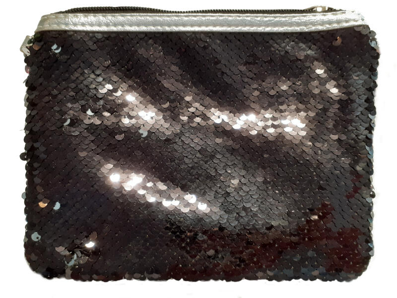 LIKE it a LOT - Like it a Lot Sequin Paillettentasche klein schwarz/silber Schwarz von LIKE it a LOT