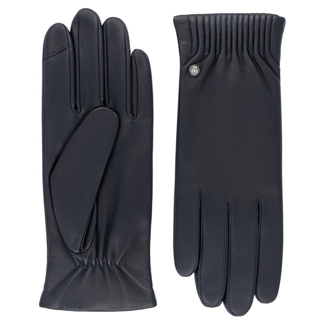 ROECKL - Damen Handschuh Arizona Touch Classic Navy Dunkelblau - Gr. - 6 1/2 von ROECKL