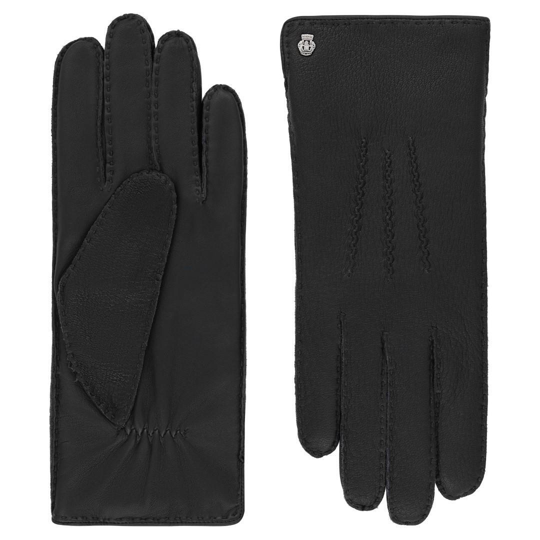 ROECKL - Damen Handschuhe Avesta Black Schwarz - Gr. - 7 von ROECKL