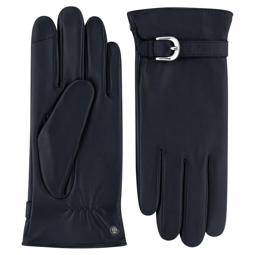 ROECKL - Damen Handschuhe Graz Black Schwarz - Gr. - 7 von ROECKL