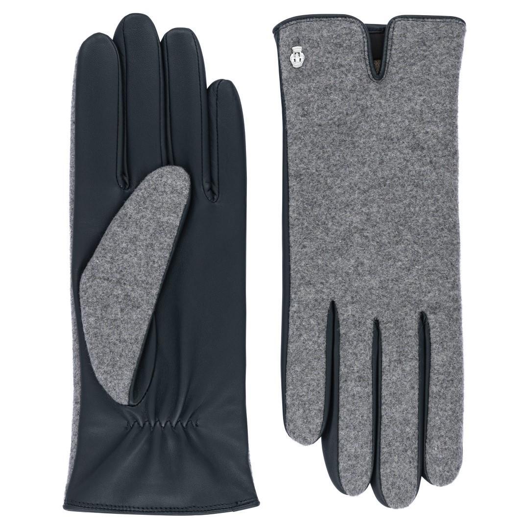 ROECKL - Damen Handschuhe Gruenwald Classic Navy Dunkelblau - Gr. - 7 von ROECKL