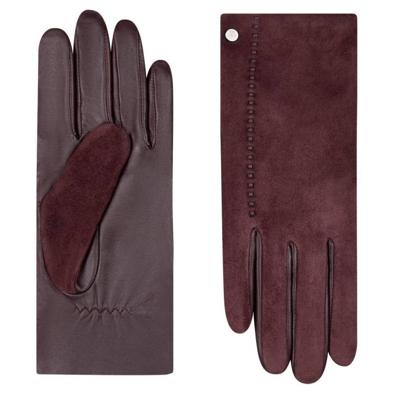 ROECKL - Damen Handschuhe Nantes Wine Bordo - Gr. - 7 von ROECKL
