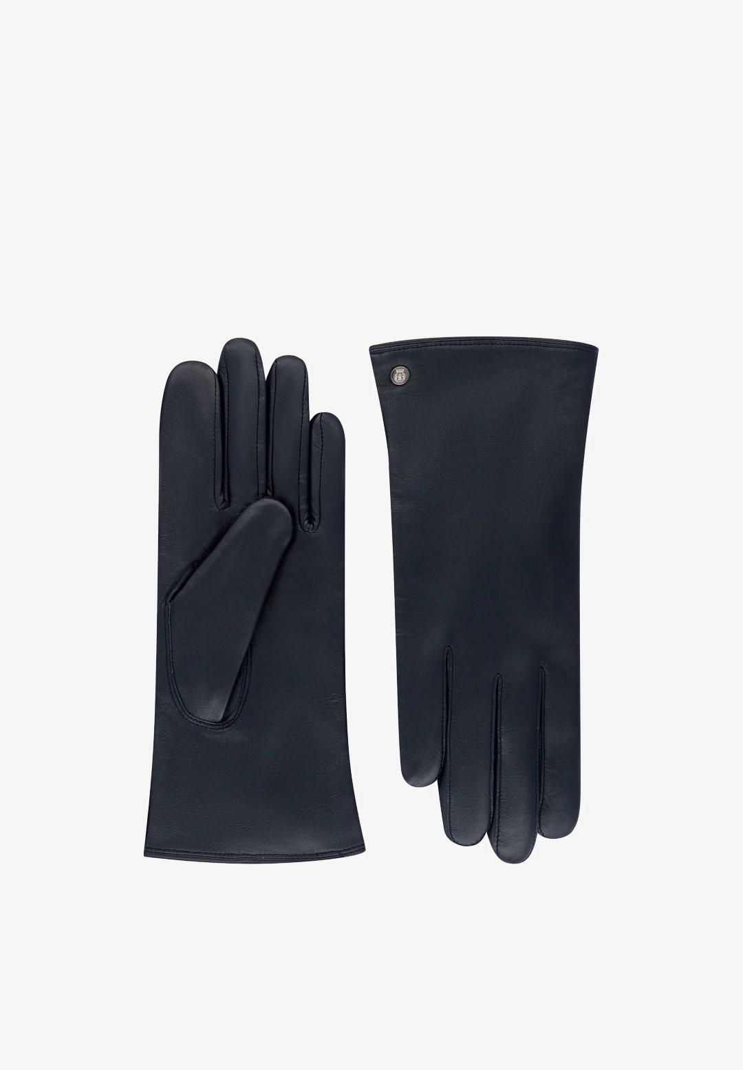 ROECKL - Damen Handschuhe Schoenefeld Black Schwarz - Gr. - 7 von ROECKL