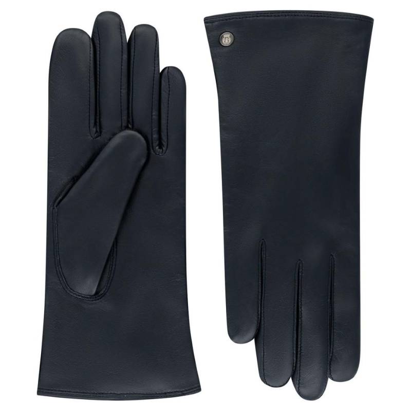 ROECKL - Damen Handschuhe Schoenefeld Classic Navy Blau - Gr. - 7 von ROECKL