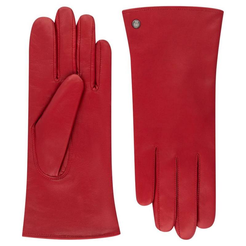 ROECKL - Damen Handschuhe Schoenefeld Classic Red Rot - Gr. - 8 von ROECKL