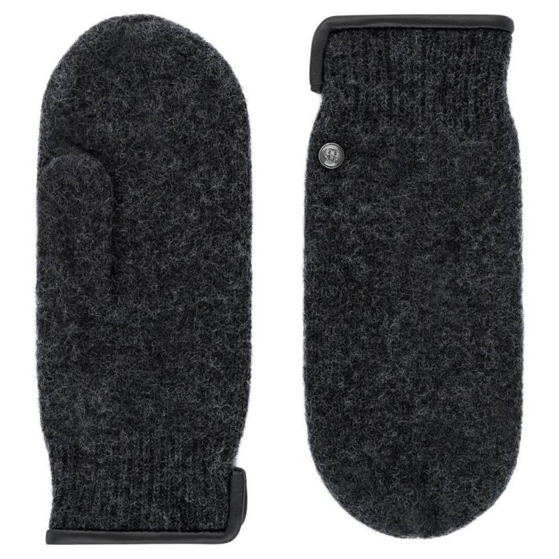 ROECKL - Damen Handschuhe Schurwolle Antracite Dunkelgrau - Gr. - 6 1/2 von ROECKL