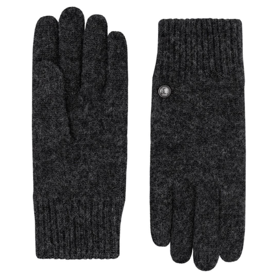 ROECKL - Damen Handschuhe Walkhandschuh Mit Kaschmir Anthracite Anthrazit von ROECKL