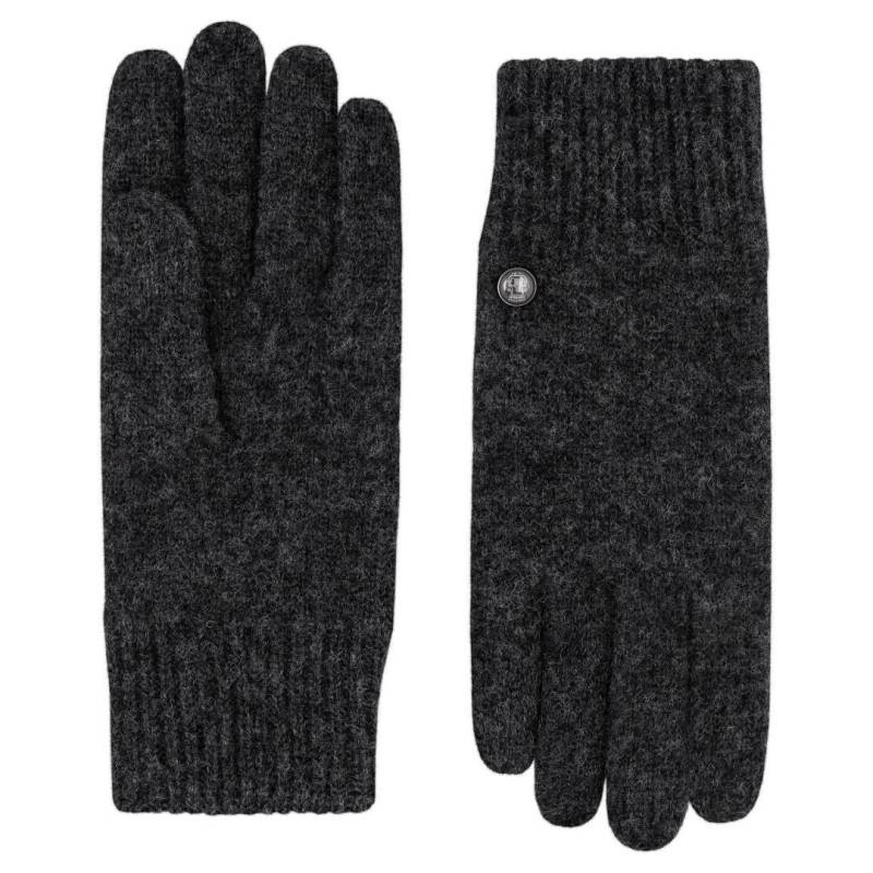 ROECKL - Damen Handschuhe Walkhandschuh Mit Kaschmir Anthracite Anthrazit von ROECKL