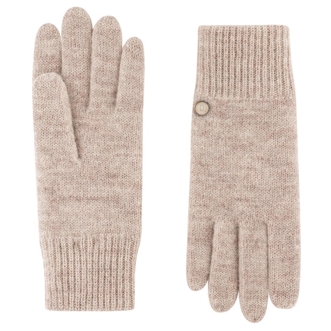 ROECKL - Damen Handschuhe Walkhandschuh Mit Kaschmir Mink Beige von ROECKL