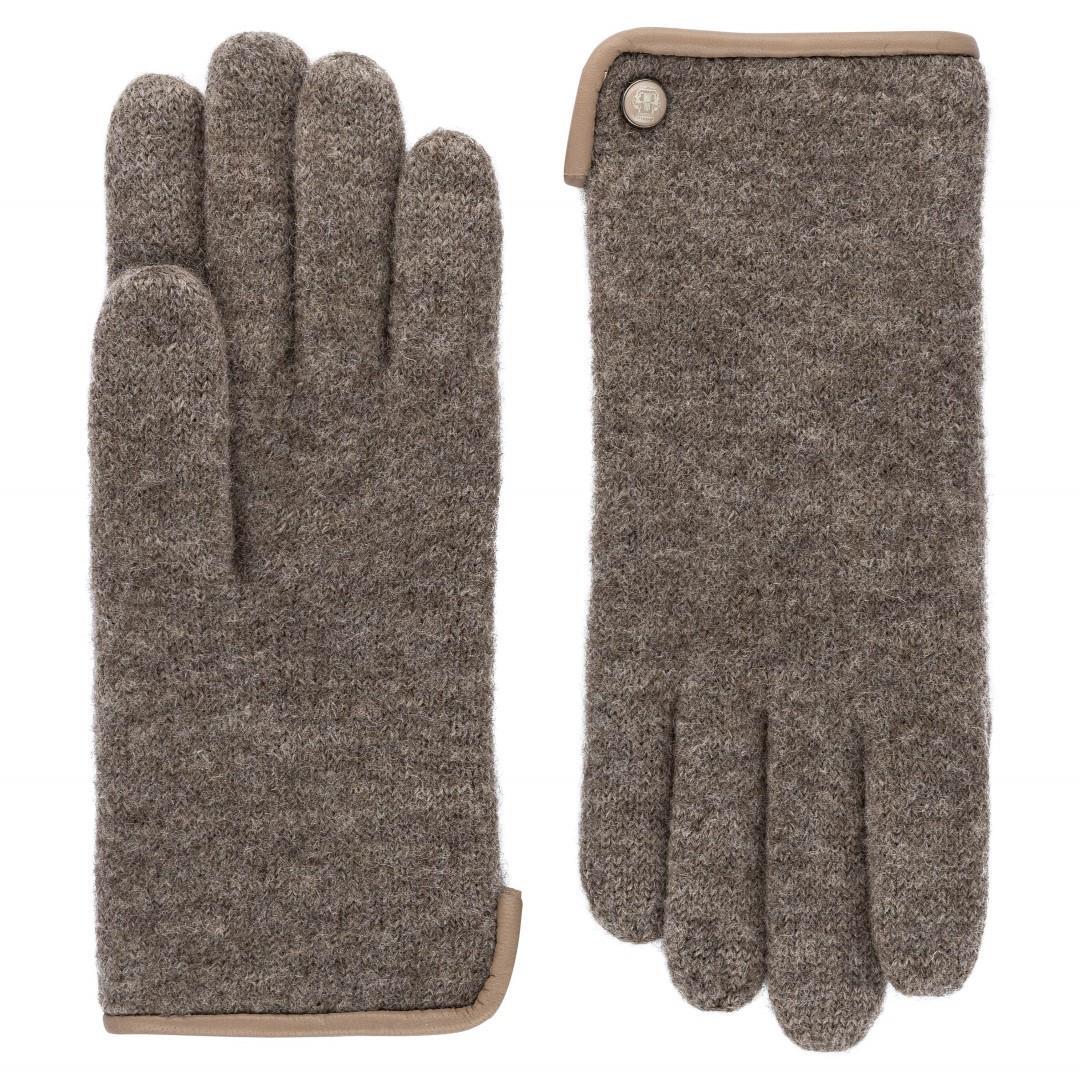 ROECKL - FELTED WOOL Damen Handschuh Walk Felted Wool Alpaca Grün von ROECKL