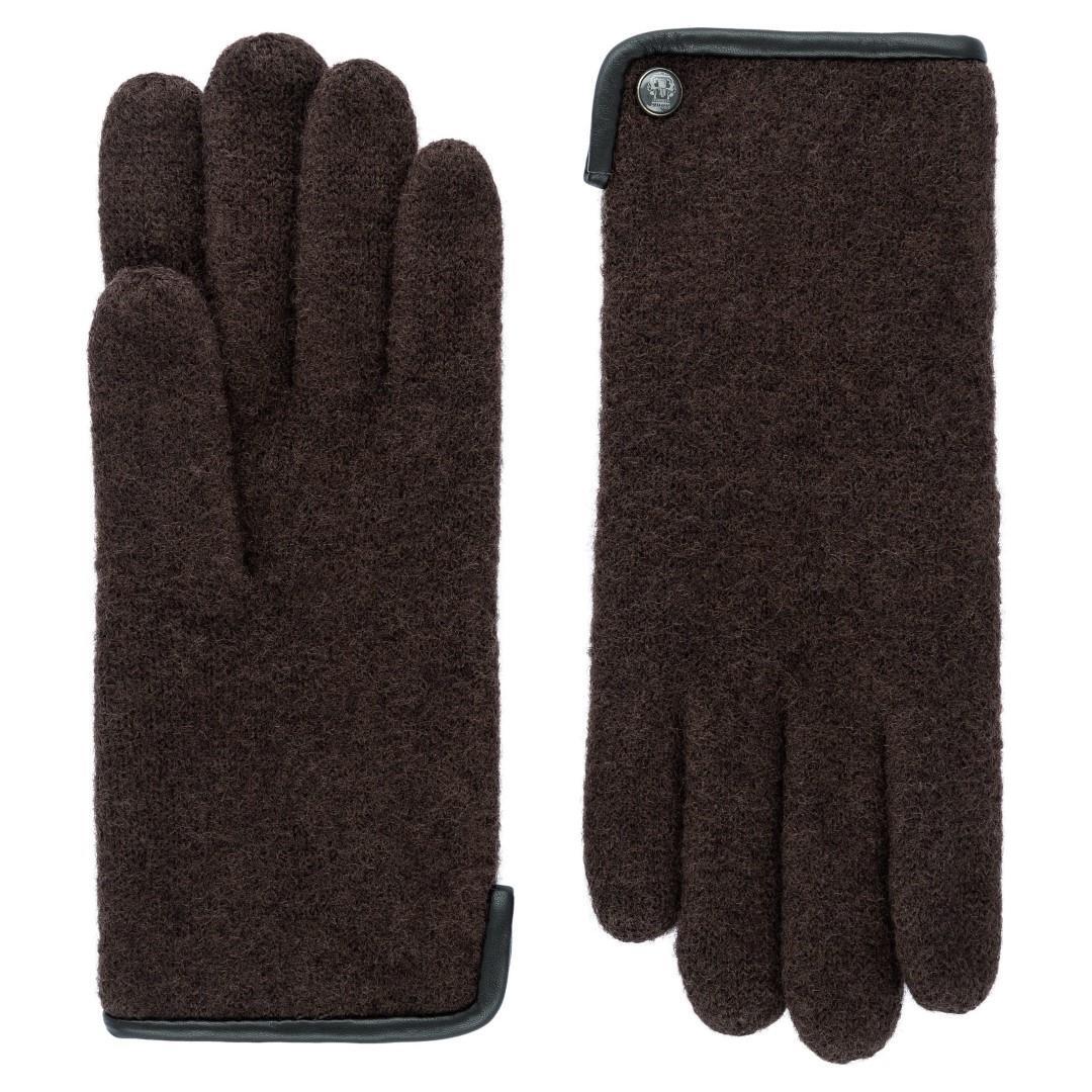 ROECKL - FELTED WOOL Damen Handschuh Walk Felted Wool Mocca Opal von ROECKL