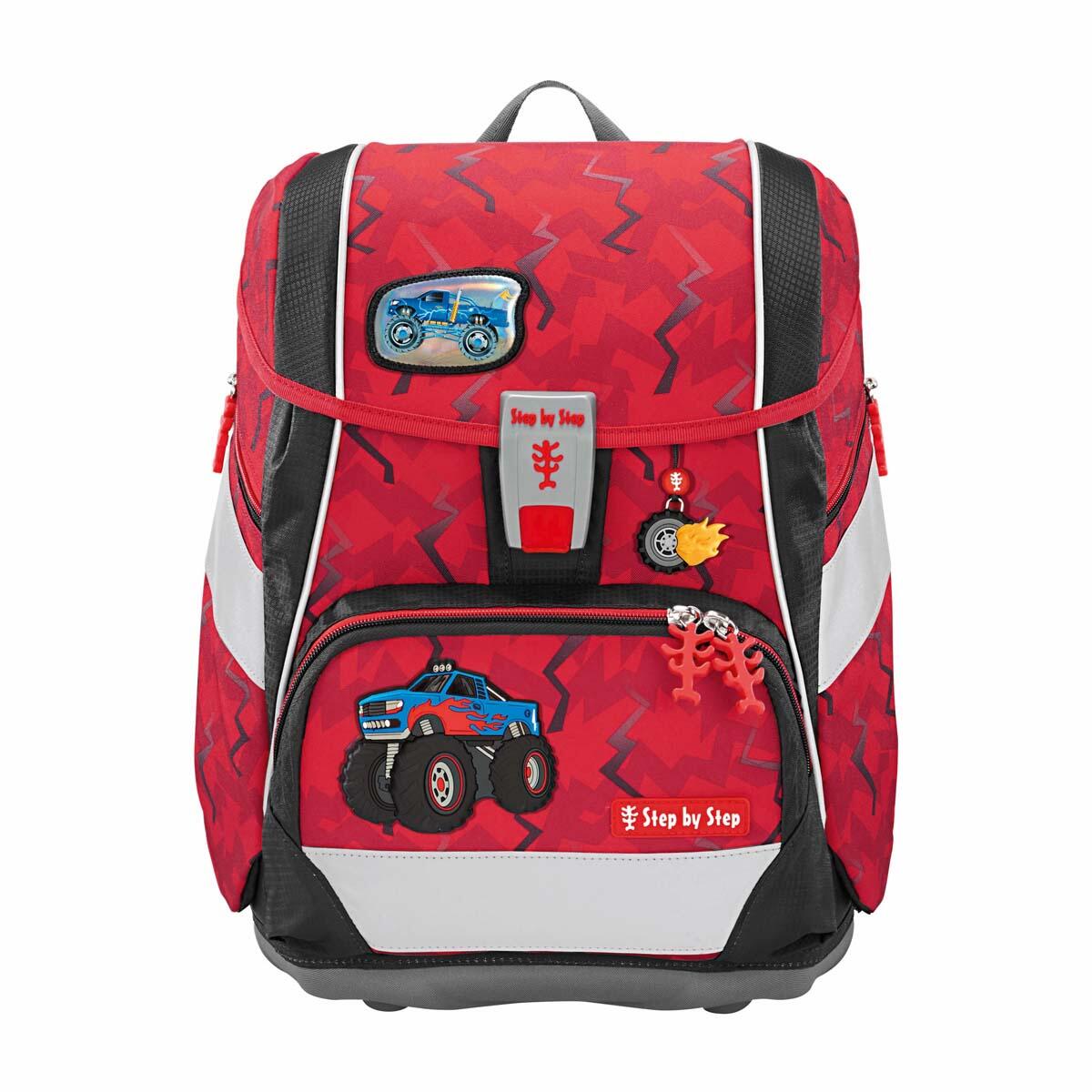 Step by Step - 2IN1 PLUS Schulranzen-Set Monster Truck Rocky, 6-teilig Monster Truck Rocky von Step by Step