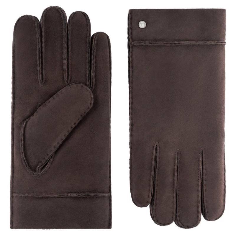 ROECKL - Herren Handschuhe Bergen Mocca Dunkelbraun - Gr. - 8 von ROECKL