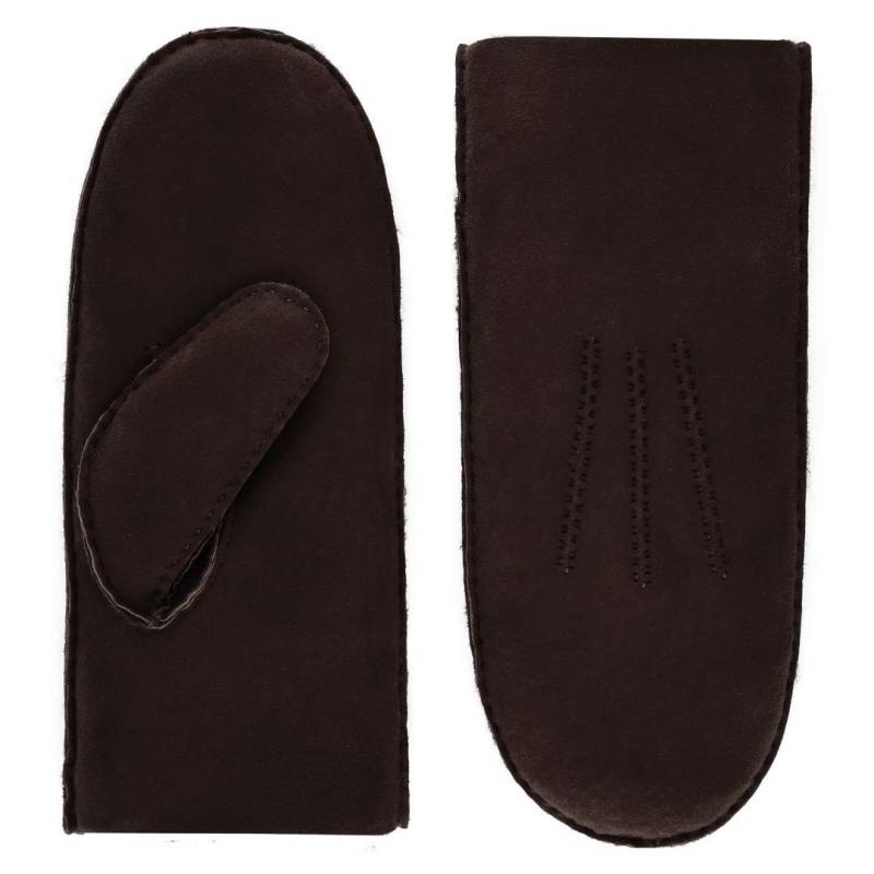 ROECKL - LAMM CURLY Handschuhe Oslo Klassic Lamswol Mocca Kaffee - Gr. - 7 von ROECKL