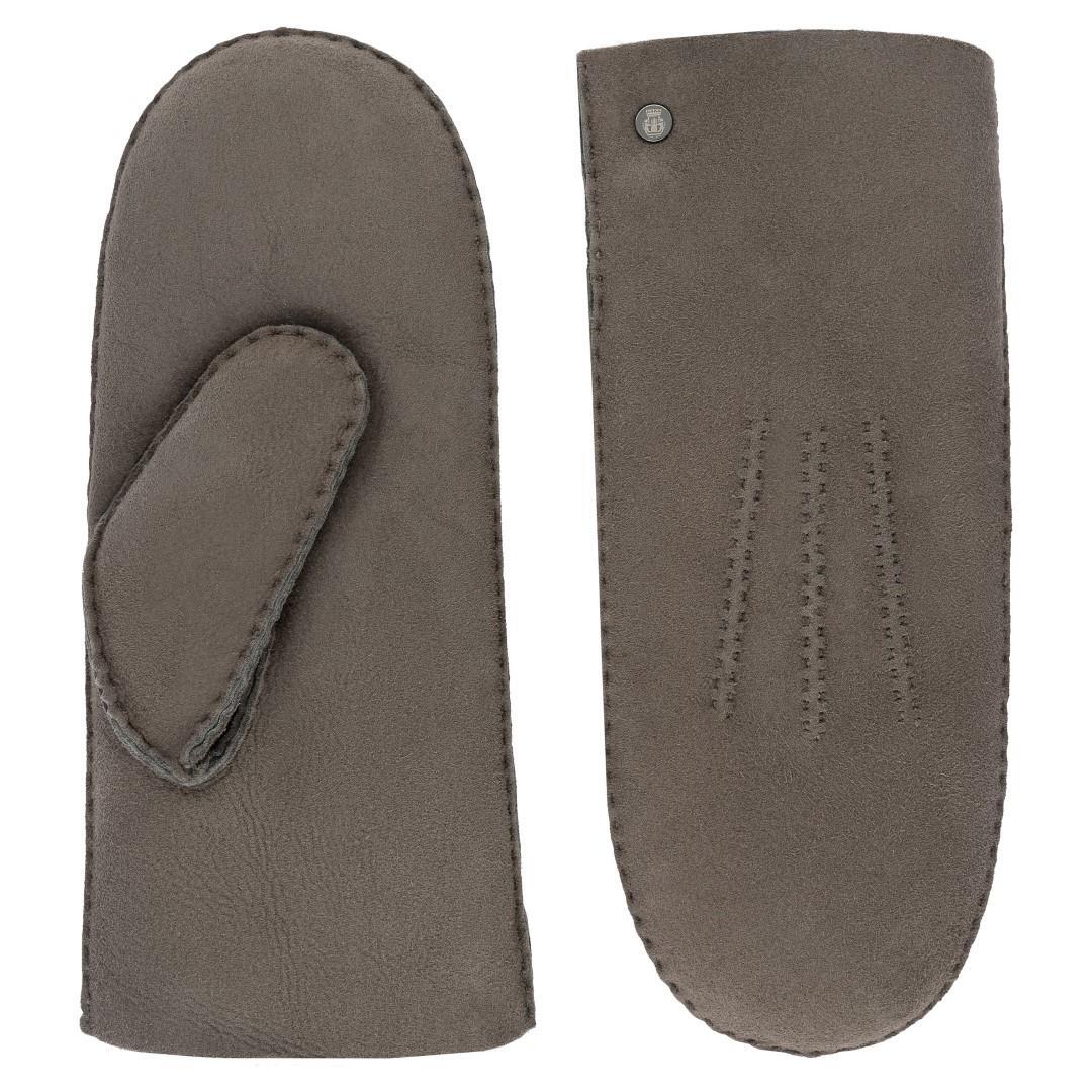 ROECKL - LAMM CURLY Handschuhe Oslo Klassic Lamswol Stone Grau von ROECKL