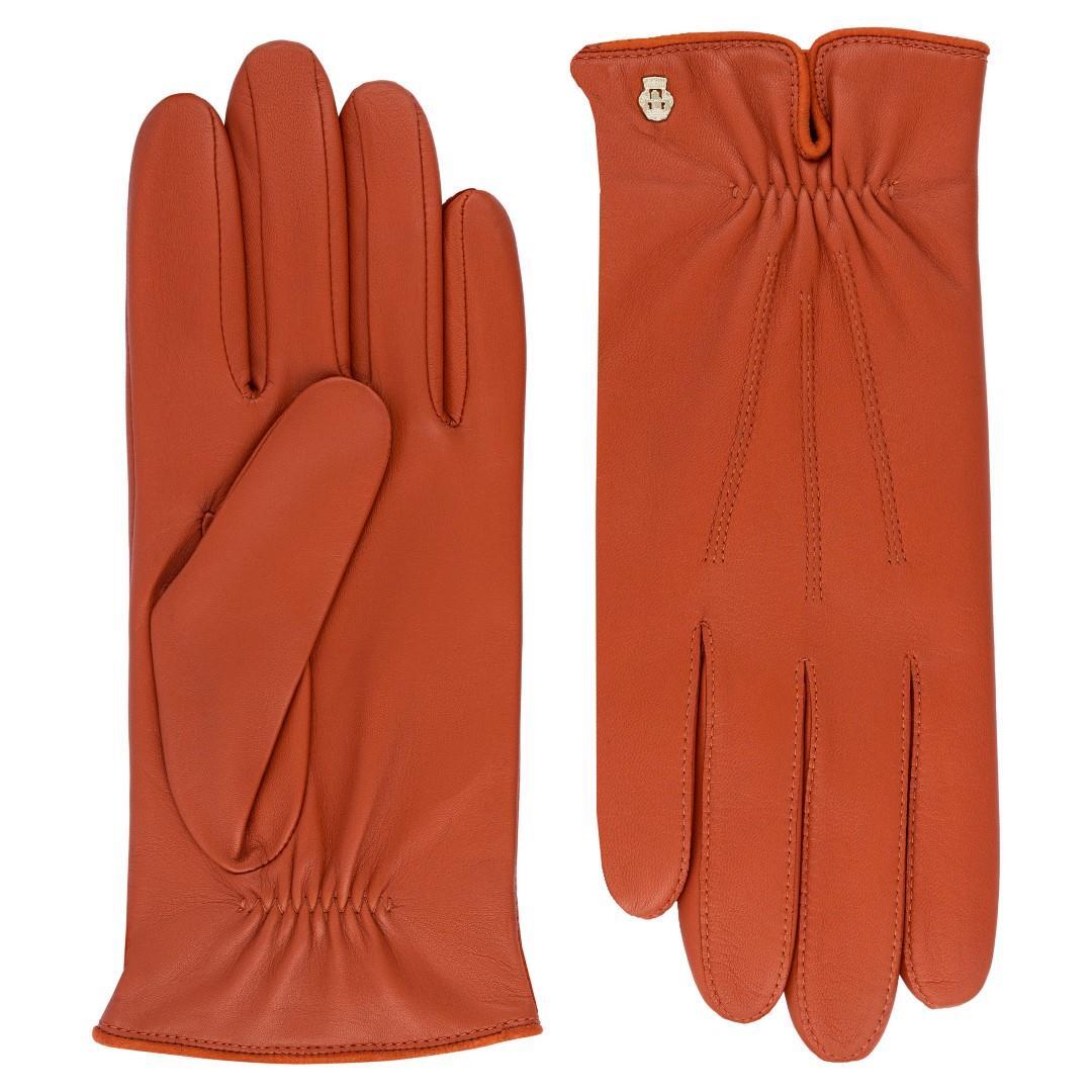 ROECKL - NAPPA CLASSICS Damen Handschuh Antwerpen Nappa Classics 755 Braun - Gr. - 7 von ROECKL