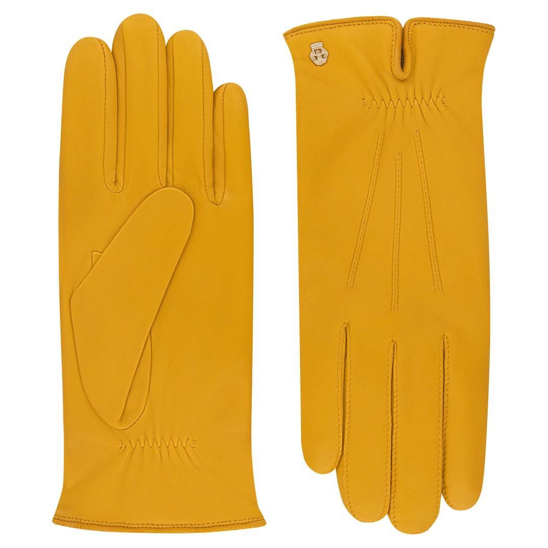 ROECKL - NAPPA CLASSICS Damen Handschuh Antwerpen Nappa Classics Honey Zitrone von ROECKL
