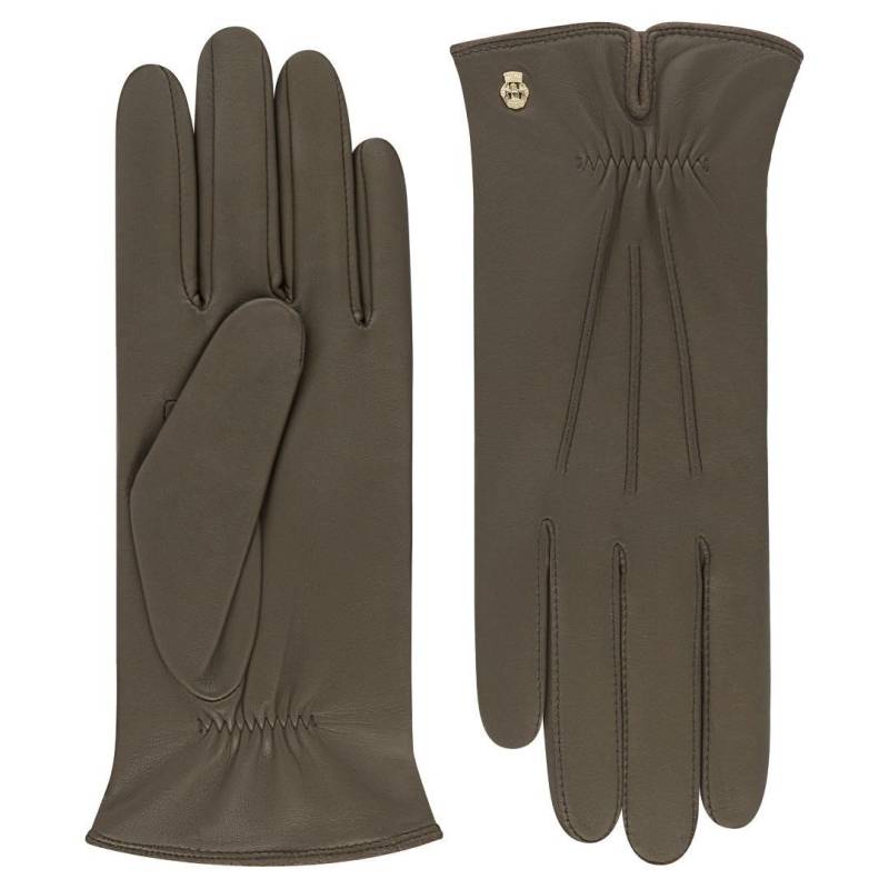 ROECKL - NAPPA CLASSICS Damen Handschuh Antwerpen Nappa Classics Moss Schlamm - Gr. - 7 von ROECKL
