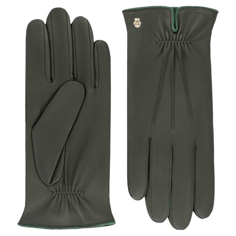 ROECKL - NAPPA CLASSICS Damen Handschuh Antwerpen Nappa Classics Pine Grün - Gr. - 7 von ROECKL