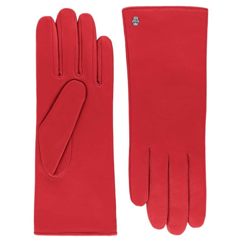 ROECKL - NAPPA CLASSICS Damen Handschuh Hamburg Nappa Haarschaf Classic Red Rot - Gr. - 8 von ROECKL