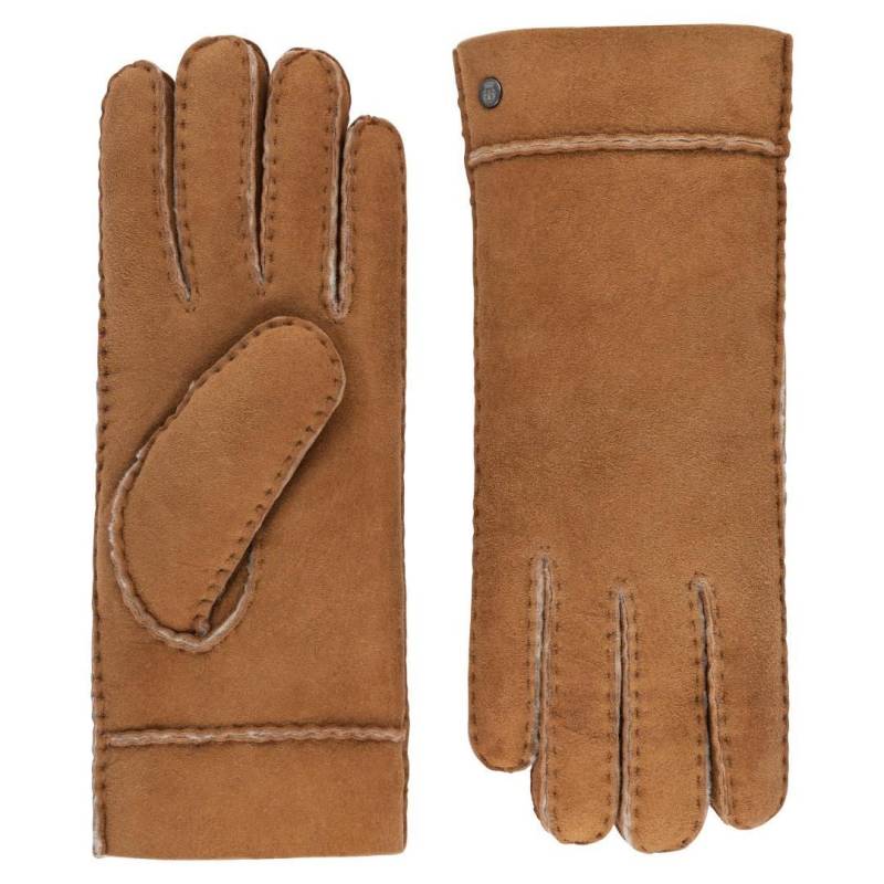 ROECKL - NAPPA COW Herren Handschuh Helsinki Nuuk Hazelnut Braun - Gr. - 8 1/2 von ROECKL