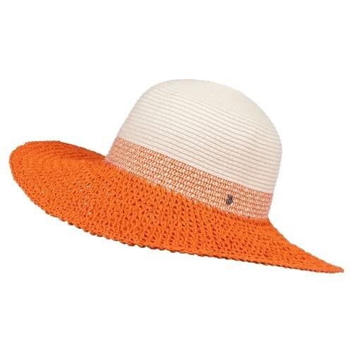 ROECKL - Roeckl Damen Hut St. Lucia, Strohhut, Orange-Natur von ROECKL